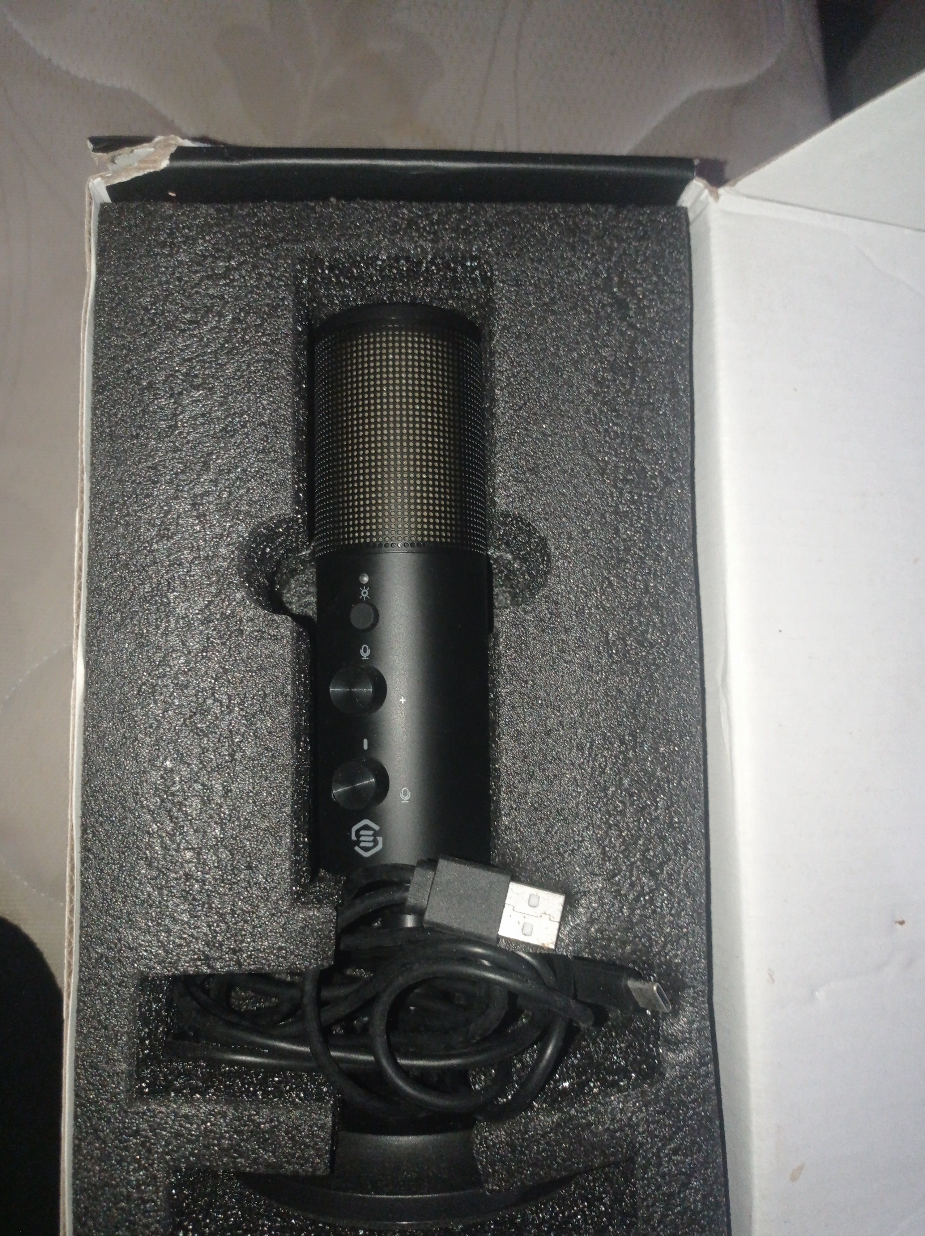 SOUNDTECH Lite 2.0 USB Microphone Condenser Cardioid RGB streaming