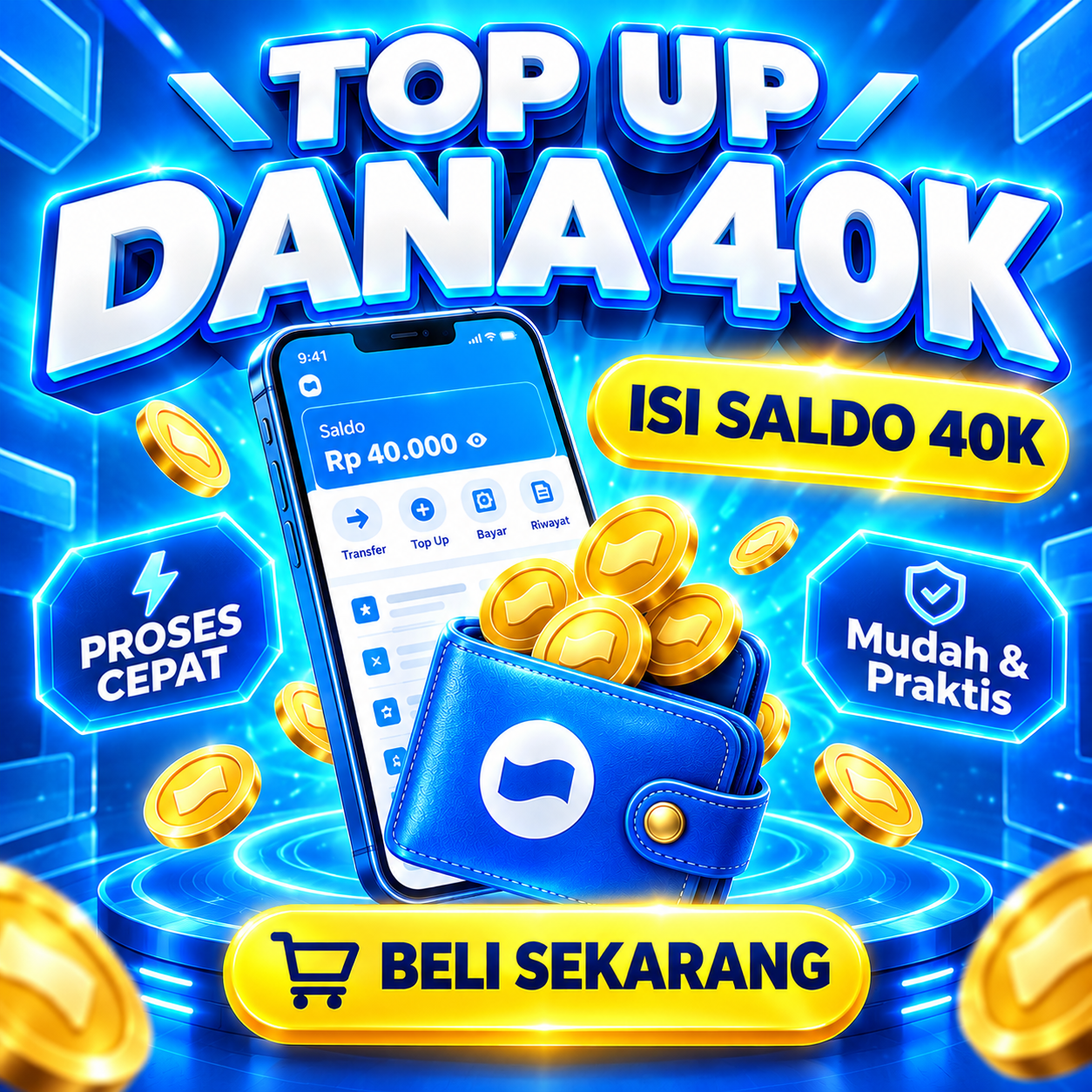 TOP UP DANA 40K
