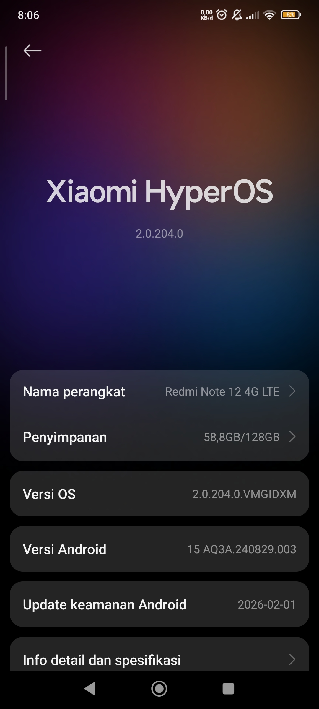 Redmi Note 12 4G LTE